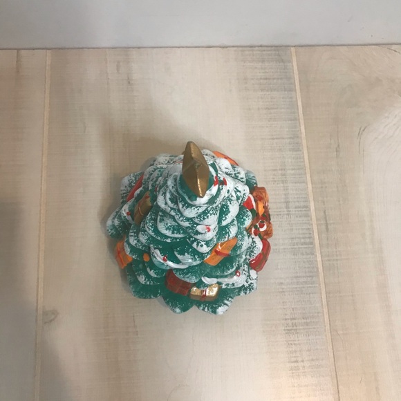 Vintage Music Box Ceramic Christmas Tree Decor - Picture 7 of 8